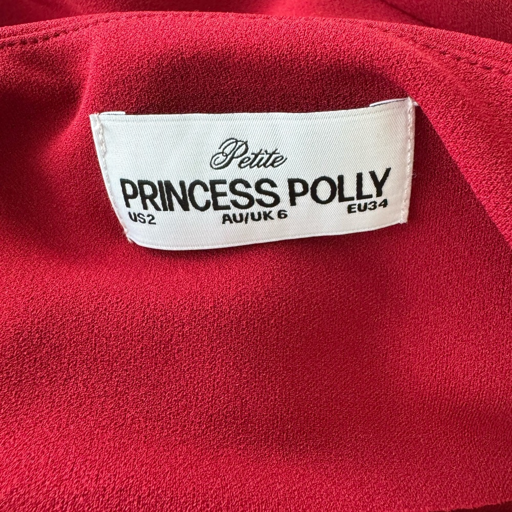 Princess Polly Red Mini Dress - Picture 3 of 3